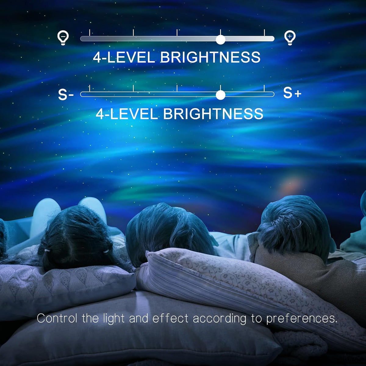 northern galaxy light aurora projector with 33 light, package contents