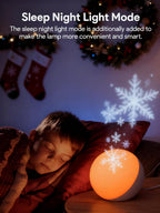 hifree smart table lamp, dimmable desk lamp with showing dimensions