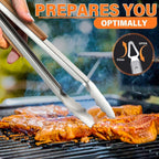 tivoli 4pcs grilling accessories set - heavy duty, package contents
