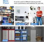 BestOffice | 5-Tier Wire Storage Shelves | 36x14x72 | Chrome | with Adjustable Racks | Heavy-Duty Metal Shelf, Holds Upto 1000 lbs | No-Tool Assembly | Ideal for Home & Garage Shelving