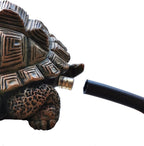 Handmade Turtle Pond Spitter - Resin Water Aerator for Garden & Koi Ponds