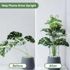 32.6in Tall Plant Trellis Indoor, Metal Garden Trellis for Climbing Plants, Expandable Trellis for Potted Plants for Ivy Pothos Hoya Monstera, 2 Pack