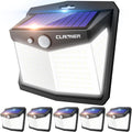 claoner solar lights outdoor, [128 led/6 packs] solar, main product view
