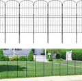pinpon 10-panel arched garden fence 37.5inh x 10.4ftl, main product view