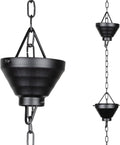 monarch rain chains aluminum siam rain chain, 8.5, main product view