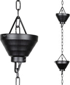 monarch rain chains aluminum siam rain chain, 8.5, main product view