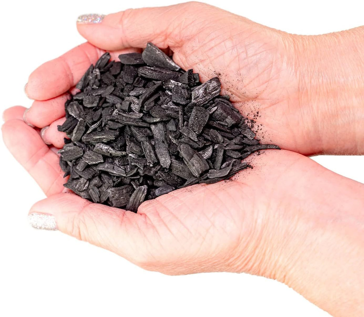 gardenera horticultural charcoal for indoor plants [4-quart bag] showing dimensions