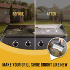 Heavy Duty Griddle Scraper for Blackstone with 5" Handle | Sturdy Food Scraper Tool Kitchen for Blackstone Grill Accessories,Outdoor Barbecue Turners Tools
