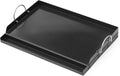 Onlyfire Universal BBQ Griddle with Handles for Most Grills, Ceramic Coated Non-stick Flat Top Griddle for Outdoor Cooking, 18"L x 12.6"W x 2.8"H " | Ceramic Coated Non-stick Flat Top Griddle for Outdoor Cooking