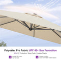 purple leaf outdoor umbrella with base 9' x, main product view