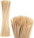 300Pcs Bamboo Skewers 16 Inch, 4 MM Thick For Smores，BBQ, Crafts, Plants | Semi-Pointed For Marshmallows, Fllower Bouquets, Plant Support, And Chocolate Fountains,Crafts