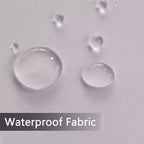 SpaceDresser Waterproof Outdoor Sheer Curtains for Patio - 4 Panels Rod Pocket Indoor Voile Sheer Curtain for Living Room,52W x 108L inch, Silver Grey