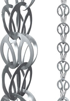 rain chains direct - modern loop rain chain, main product view