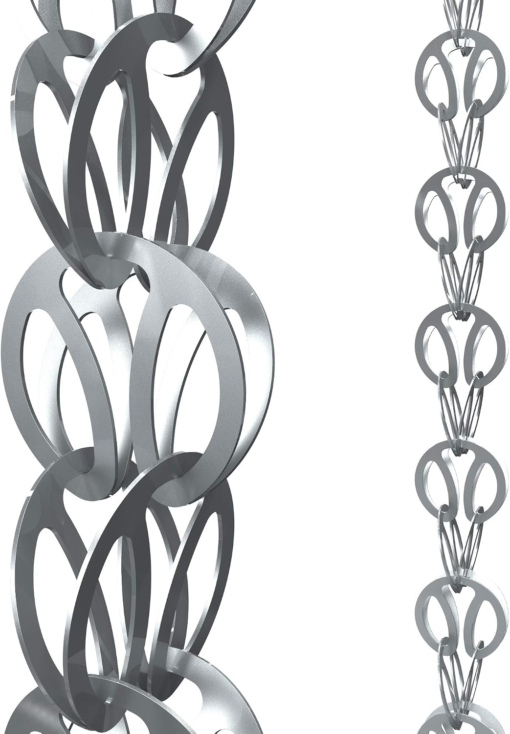 rain chains direct - modern loop rain chain, main product view