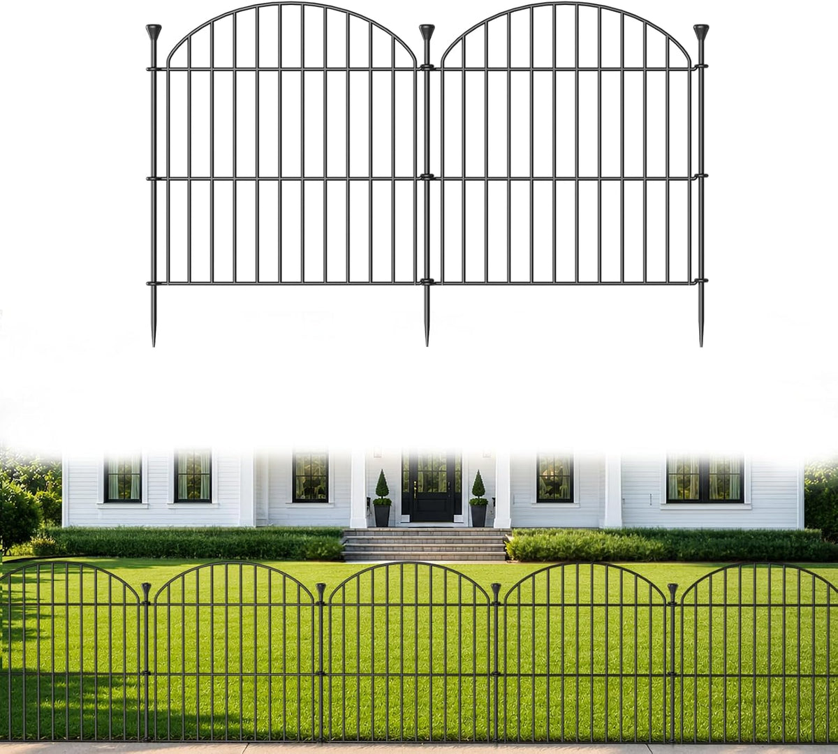 no dig garden fence panels, dog fence outdoor, main product view