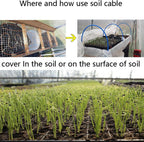 98ft soil heating cable for greenhouse 200 w showing dimensions