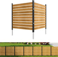 aoxun 2 panels wood privacy screen, 41" x, main product view