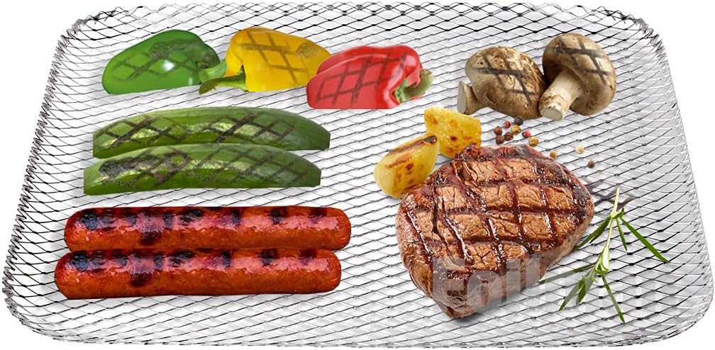 Grill Toppers - Clean Grill BBQ Disposable Toppers- 16 x 12Inch - (10 Pack) -Your Hot Dogs Will Never Fall Through The Cracks Again