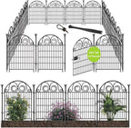 getlay tall garden animal barrier fence with gate, main product view