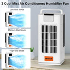 westtree 14inch portable air conditioners misting fan,120°oscillating mini, package contents