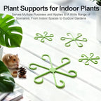 32pcs Plant Support for Indoor Plants,Plant Stem Support, Plastic Reusable Plant Support Clips Indoor Plants Accessories