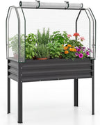 giantex raised garden bed with legs & greenhouse, main product view