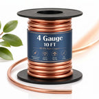 therwen 10ft 4 gauge copper wire for jewelry, main product view