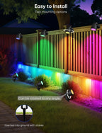 appeck landscape lighting, rgbw spotlights with app control,8, close-up detail