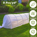 plant freeze protection cover, 7x100 ft floating row, close-up detail