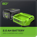 Greenworks 80V 26 in Cordless Hedge Trimmer, 2.0 Ah Battery and Charger