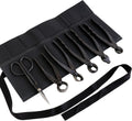wazakura 6pcs bonsai tool kit with roll bag, main product view