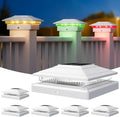 aponuo solar post cap lights color changing, main product view