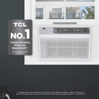 tcl 10,000 btu smart window air conditioner, fan, view 14