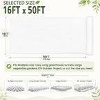 16x50ft garden netting, fine mesh insect netting for, close-up detail