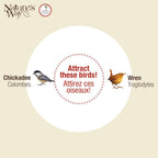 Wild Wings WWLH2-DECO Farmhouse Wren House, White