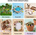 400 pcs Mini Resin Animals Many Styles Variety Tiny Animals Figures Miniature Little Small Animal Figurines Bulk for Micro Fairy Garden Landscape Accessories Hide Crafts Decor Aquarium