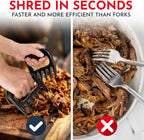 Meat Shredder Claws – Bear Claws Meat Shredder, Dishwasher Safe BBQ Tool | Heat Resistant, Ergonomic Grip Plastic Meat-Claws for Shredding Pulled Pork, Chicken and Beef