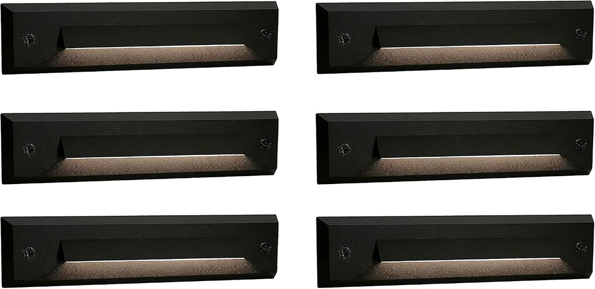 gkoled 6-pack low voltage led linear step lights, main product view