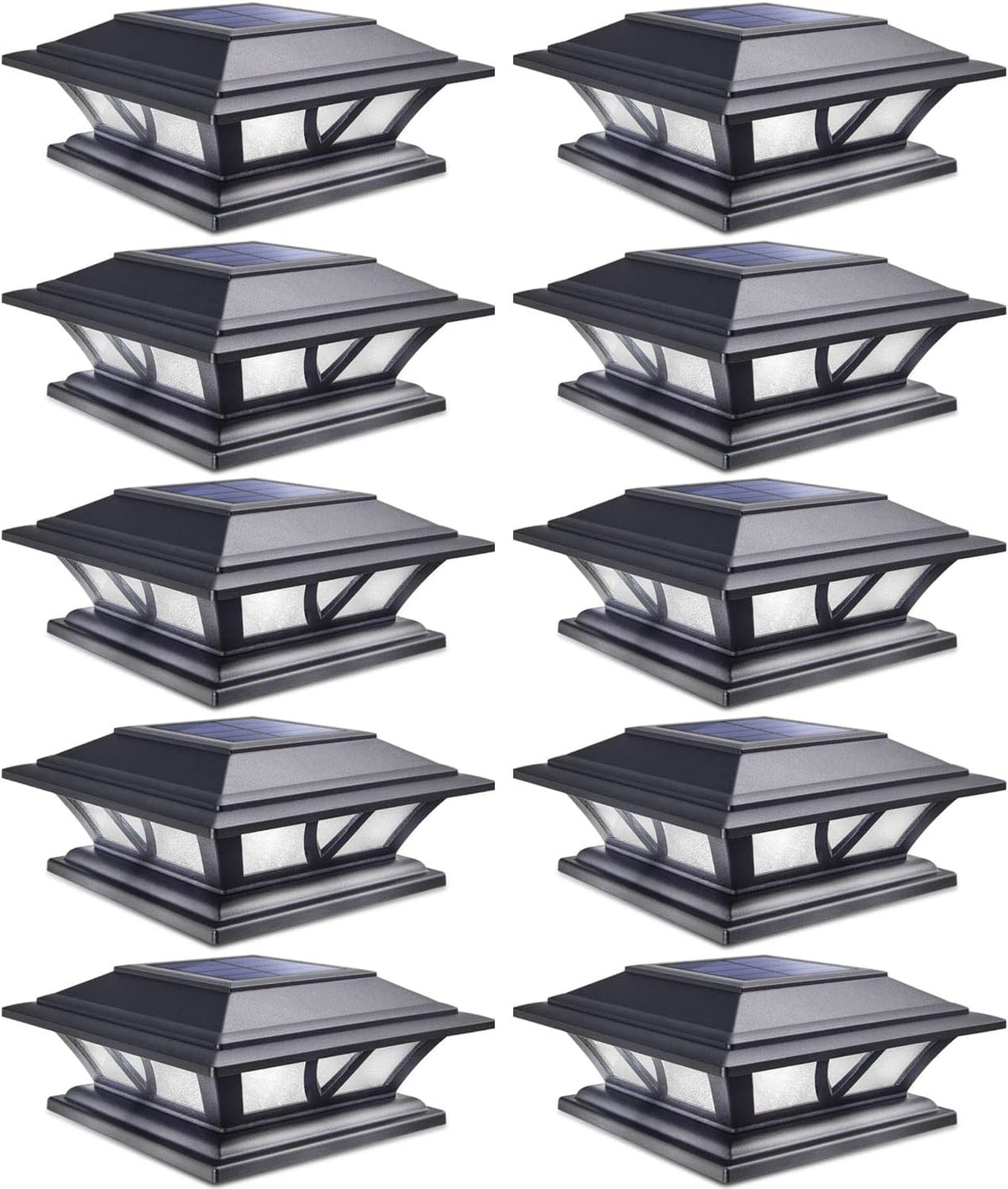 siedinlar solar post lights outdoor 2 modes led, main product view