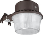 TORCHSTAR LED Barn Light, Dusk to Dawn Area Lights with Photocell, Outdoor Security Flood Lighting, ETL & FCC Listed, IP65 Waterproof, Aluminum, 110-277V, Garage, Yard, 3000K Warm White, Bronze