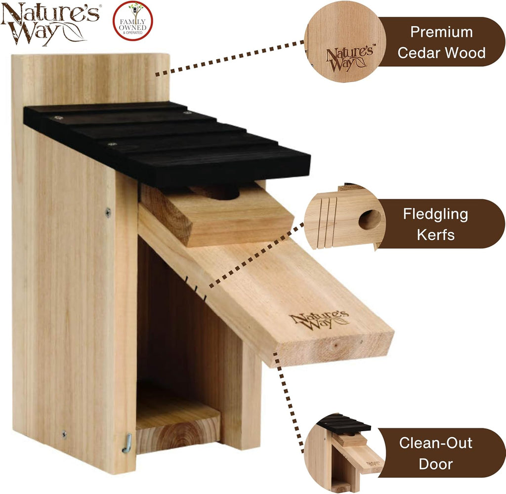 Wild Wings WWCH3 Cedar Blue Bird Box House