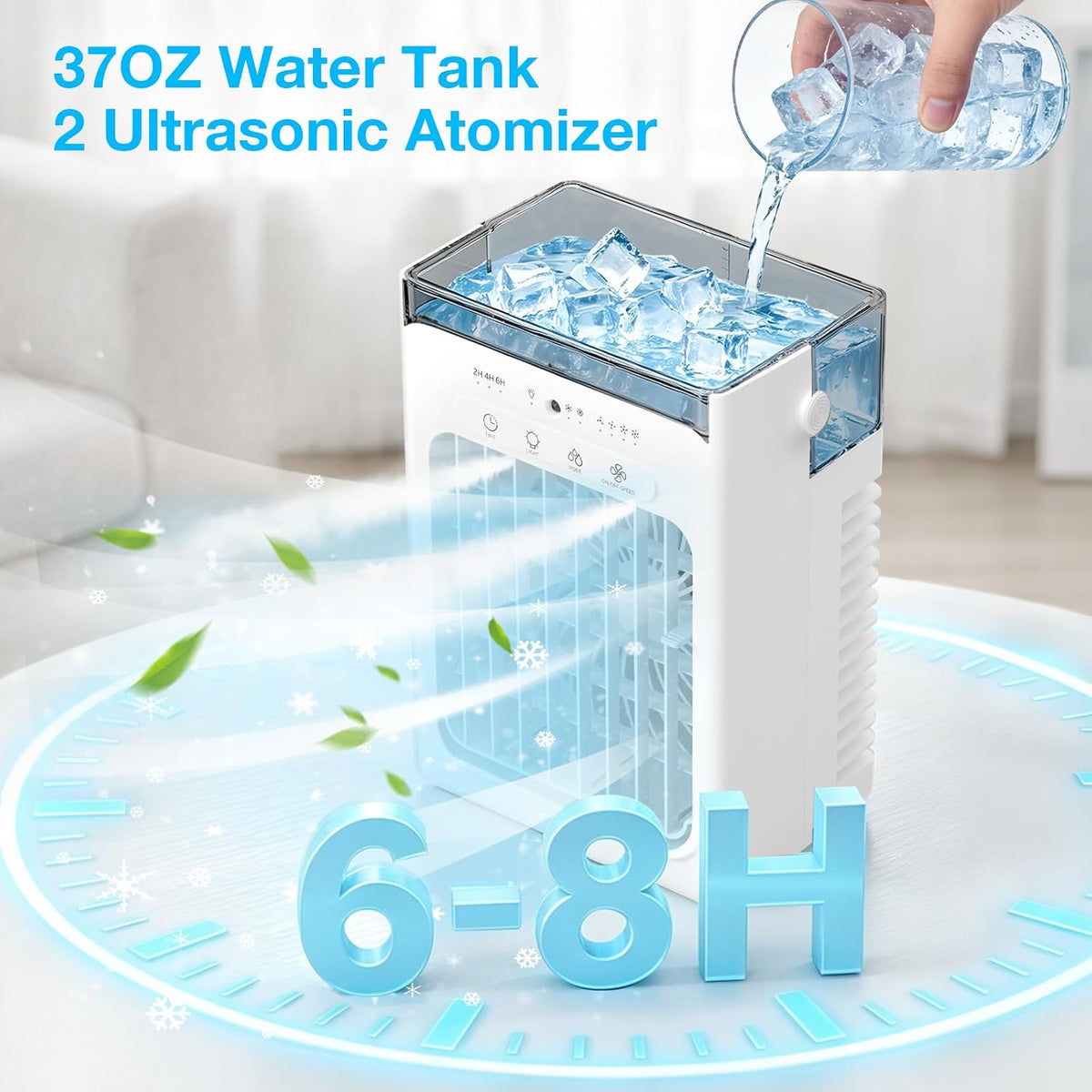 portable air conditioners, portable ac unit with remote shown in use