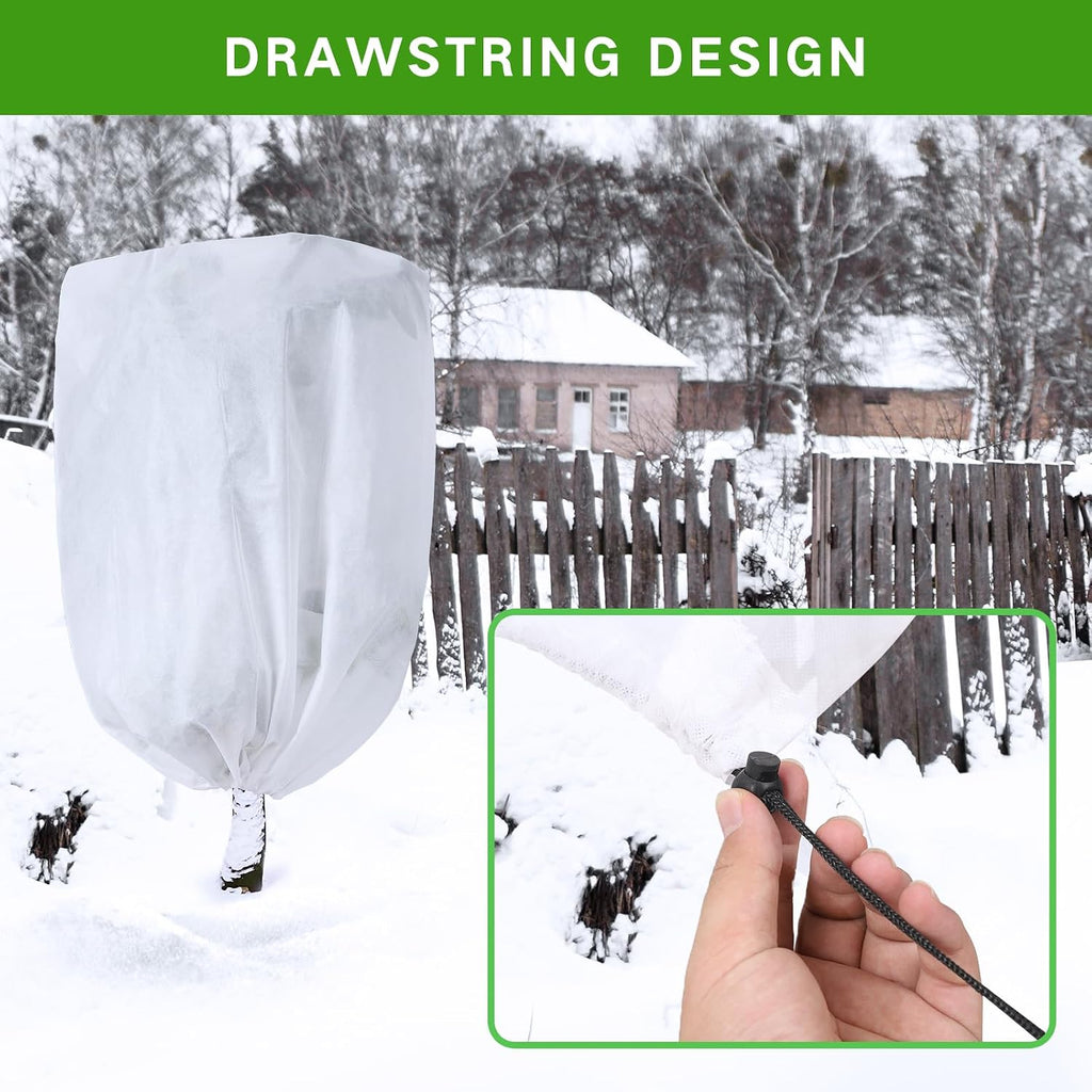 garutom 4-pack plant covers freeze protection 48" x, side view
