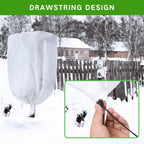 garutom 4-pack plant covers freeze protection 48" x, side view