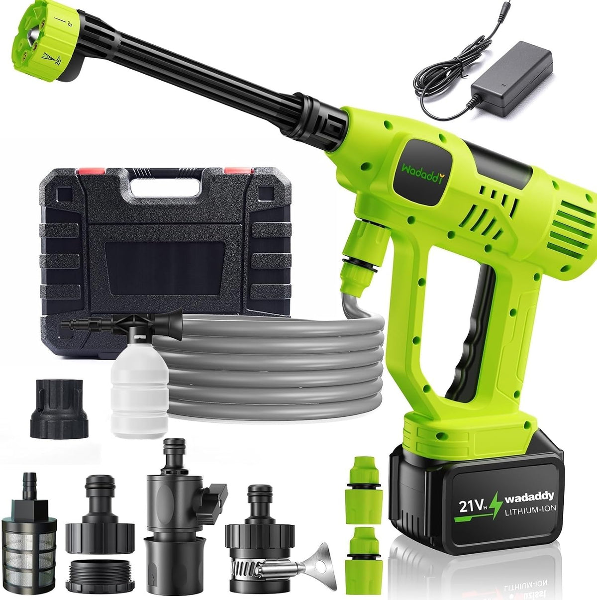 cordless car washer, 1100psi, portable cleaning tool with, main product view