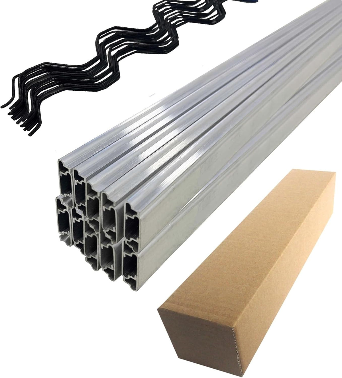 10 set greenhouse spring wire and lock channel, main product view