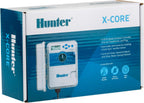Hunter X-Core 6 Zone Sprinkler Timer, Indoor/Outdoor Sprinkler Controller | 6 station irrigation controller with seasonal adjustment, memory backup, manual controls, and no WiFi needed