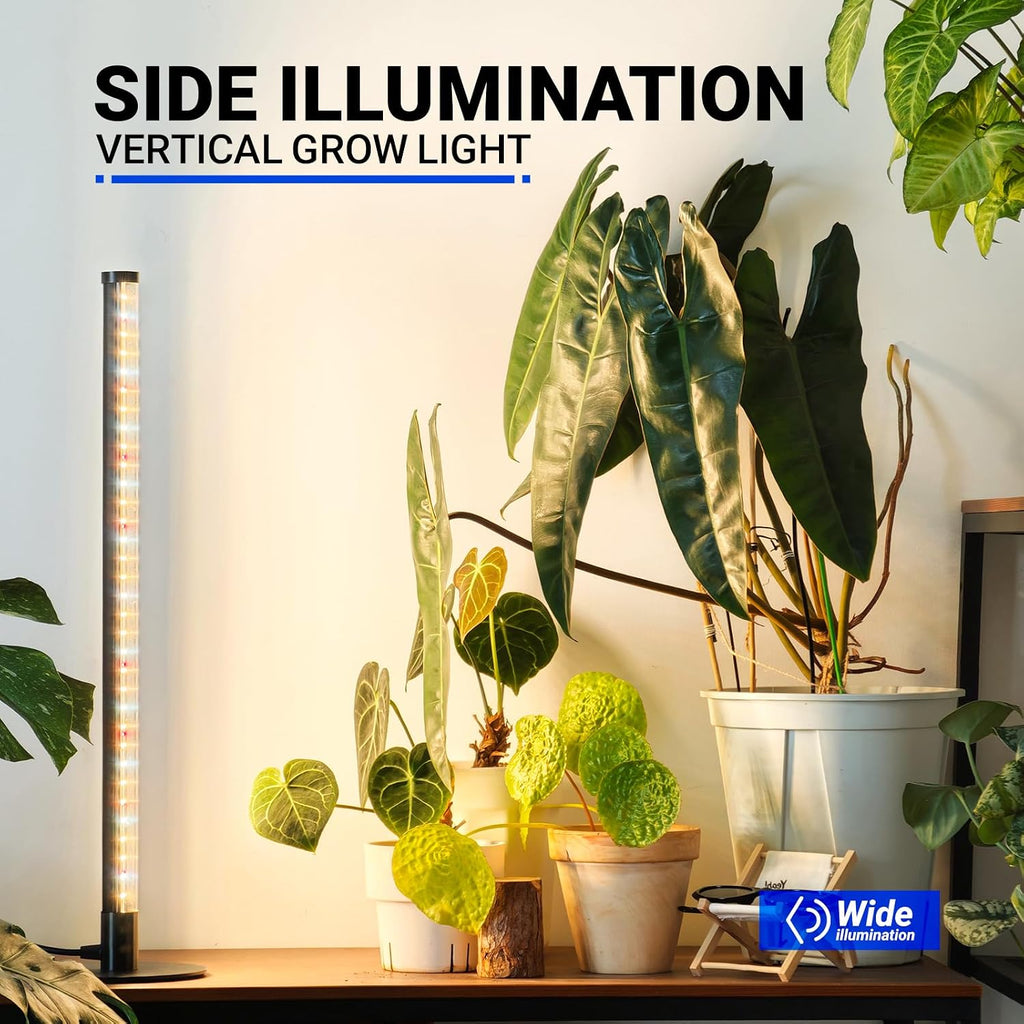 Barrina T10 Standing Grow Light for Indoor Plants, 20W 2FT, Full Spectrum | Desk LED Plant Light, Hanging and Standing Mount, Table Top Vertical Grow Lights with On/Off Switch, Ideal for Plants Growth