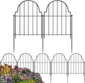 ghwie decorative garden fence, rustproof metal, no dig, main product view