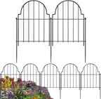 ghwie decorative garden fence, rustproof metal, no dig, main product view